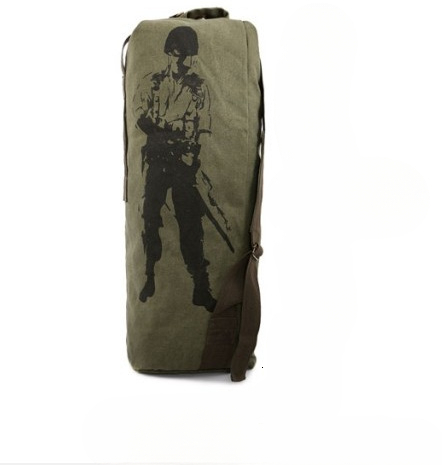 New Outdoor Hiking Bag Canvas Travel Bag Designer Backpack Large Capacity Sports Bike Men's and Women's Bucket Bag