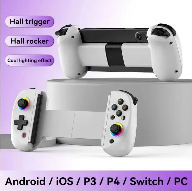 Hot New Telescopic Gamepad Controller Joystick Turbo 6-axis Gyro Vibration Wireless Bluetooth 5.2 for Android IOS PS3 PS4 Switch IPad