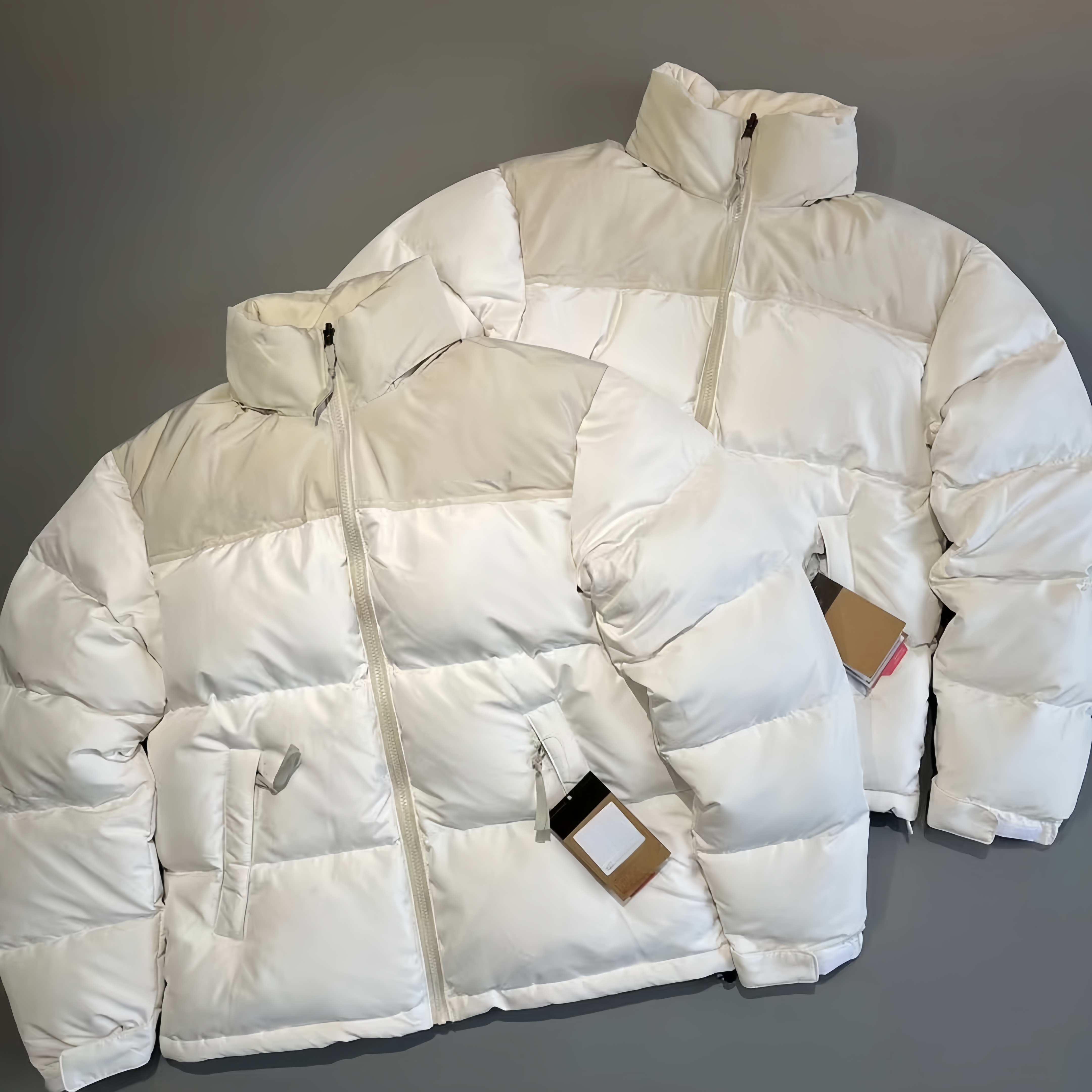 winter puffer jacket 1996 women designer crop short coat white black female clothes high waist quilted down jackets female thick Various colors