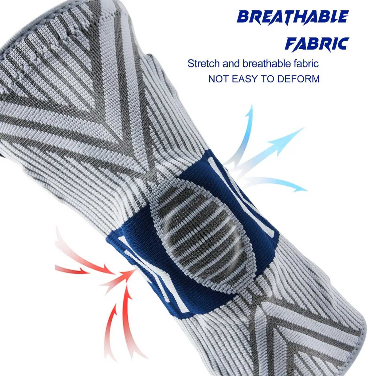 2025 Latest Knee Support for Men Pressurized Elastic Knee Brace with Silicone Spring Basketball Volleyball Knee Pads Y251024