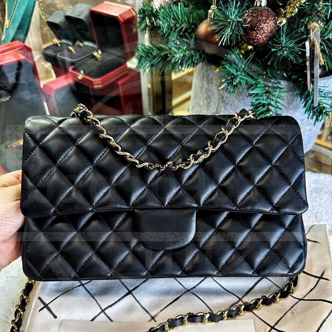 High Quality Designer Mini Flap Bag Quality Womens Fashion Cf Chain Bags Diamond Lattice Caviars Leather Bag Shoulder Bags Tweed Bag Luxury Bag Purse Lady Wallet