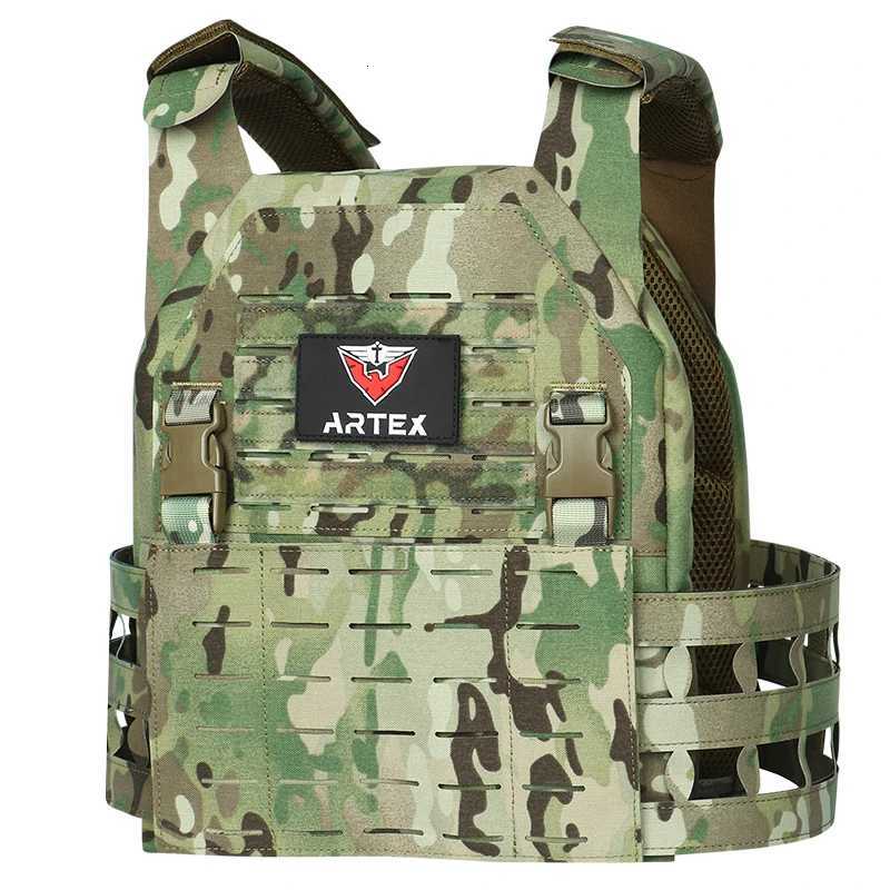 Artex Chaco Tactico Heavy Duty Plate Carrier Adjustab Lightweight Nylon Protective Tactical Vest with Mol Syst Y251022