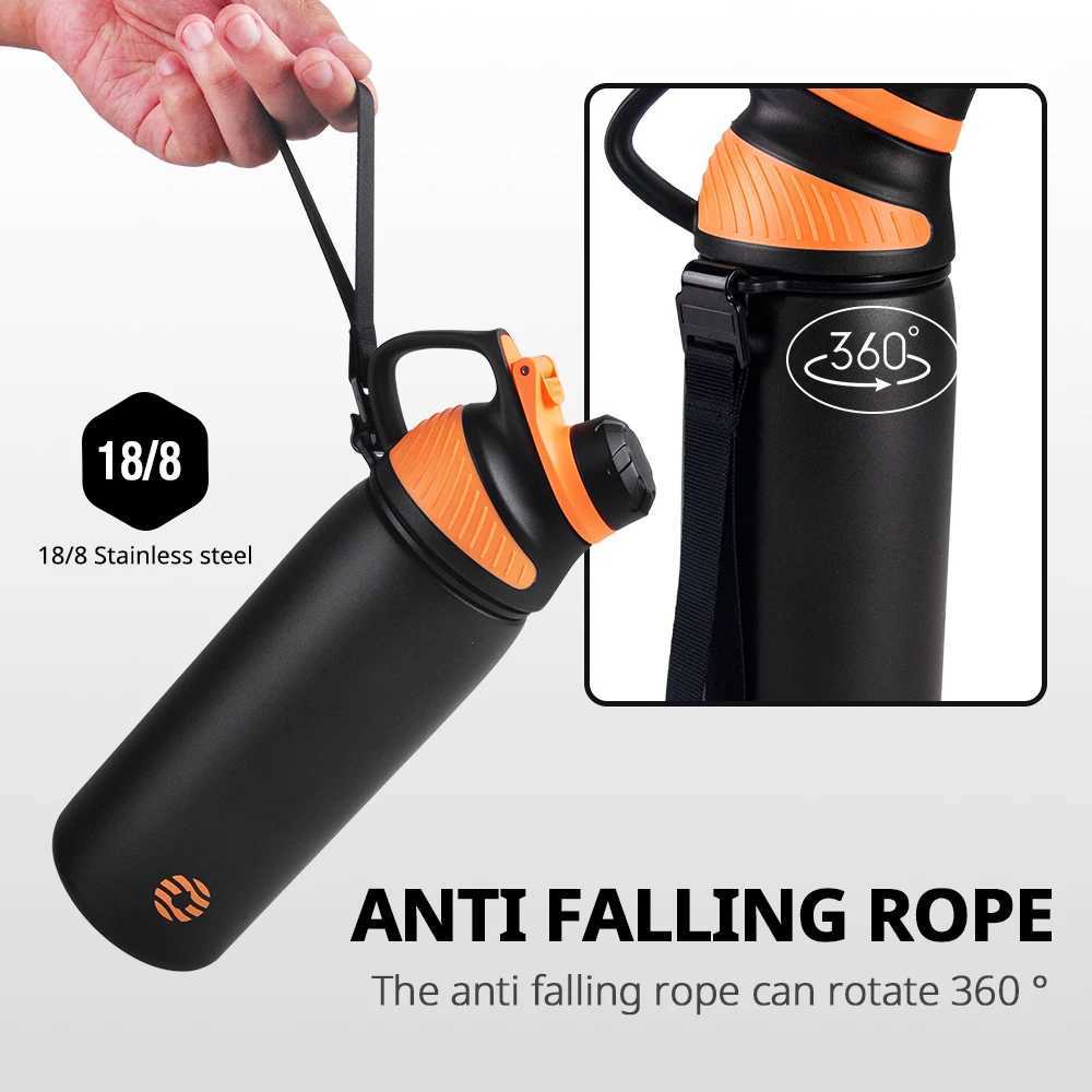 FEIJIAN Thermo bottLE With Lid Outdoor Sport StainLEss Steel Water BottLE Keep Cold Insulated Vacuum Flask 1000ml J251025