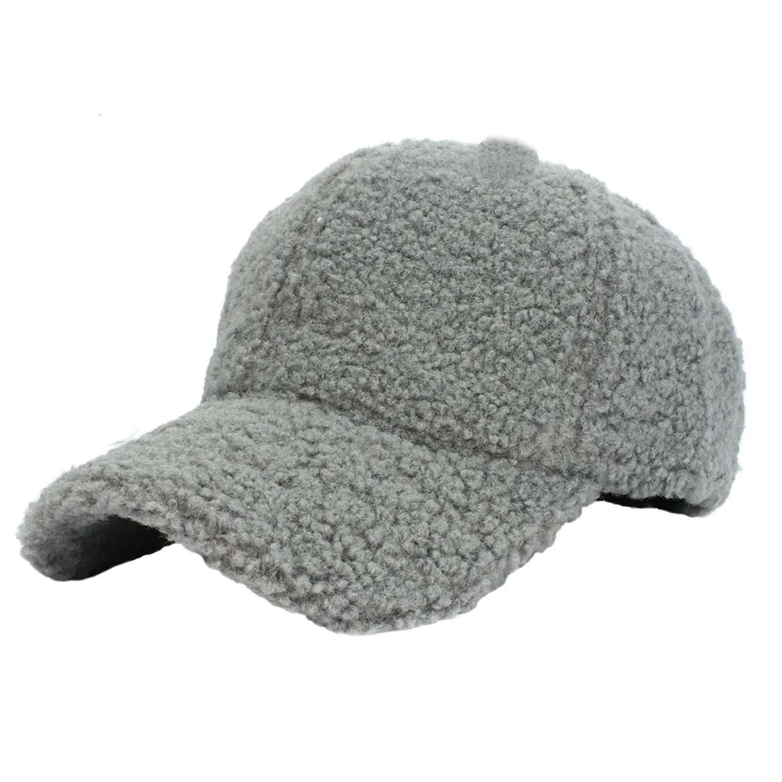 Faux Lamb Wool Baseball Cap For Men Women Teddy Fleece Sports Hats Warm Winter Outdoor Travel Gift Features Running Caps 251023