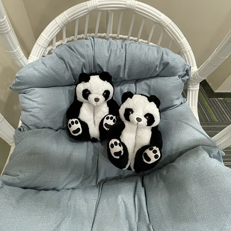 Highland Cow Fashion Bear Plush Slippers Women Men House Animals Soft Shoes Christmas Slipper Adults Indoor Shoes251020