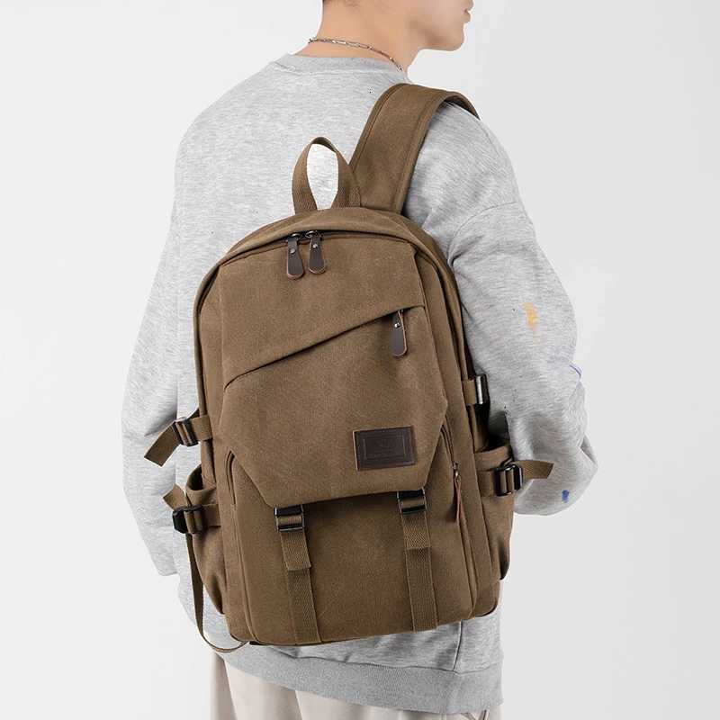 Mens large capacity travel backpack suitable for different groups of people adjustable shoulder strap length multi compartme W251025