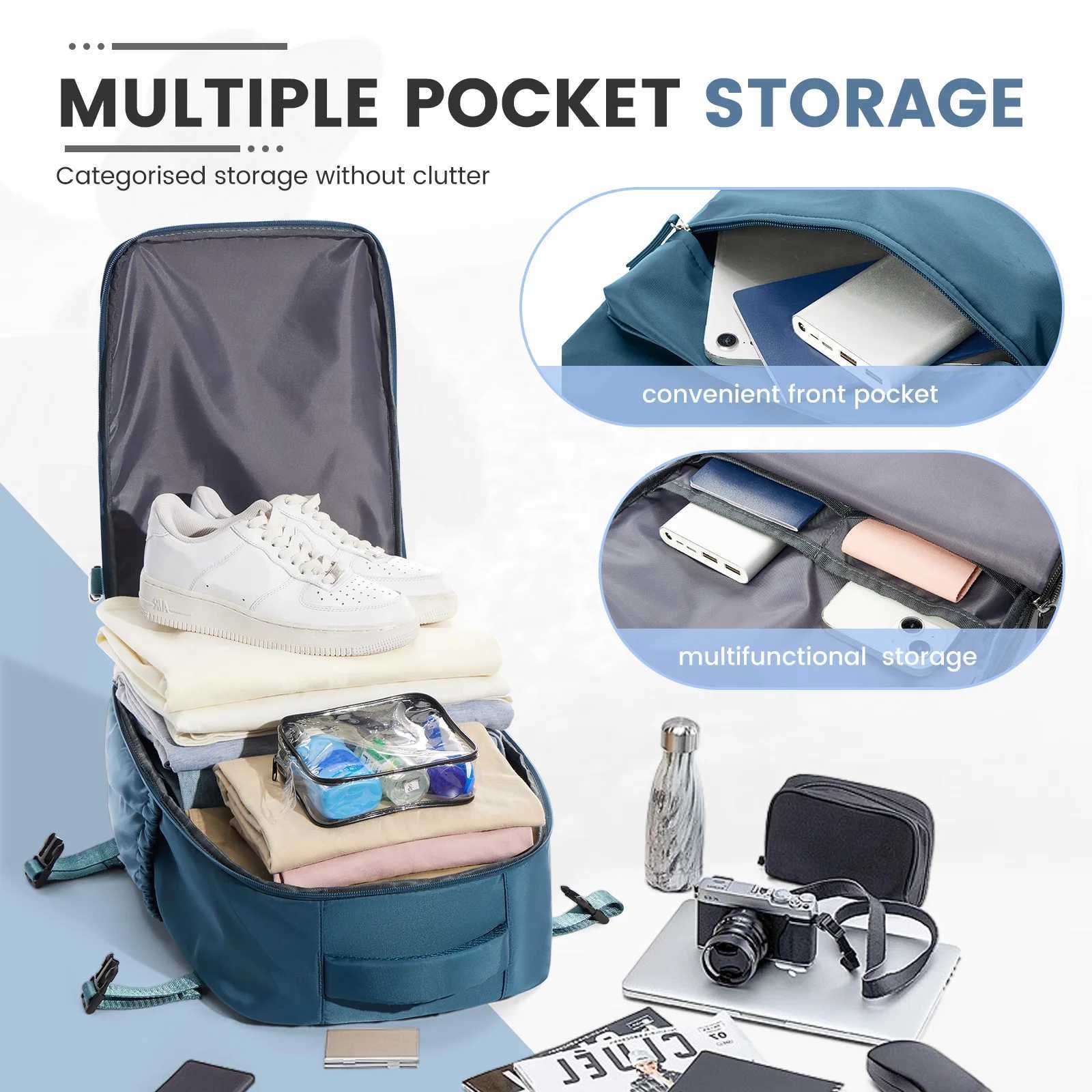 Ryanair 40x20x25 Cabin Bag Men Air Vacuum Compression Backpack Hand Luggage Laptop Backpack42x29x15 Vacuum Clothing Storage Bag W251025