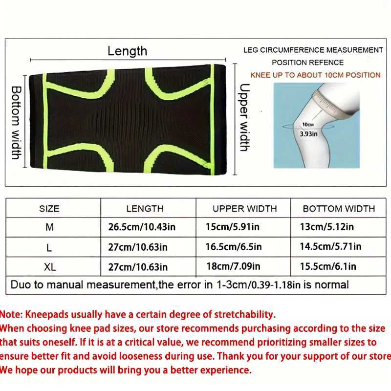 1PC Fitness Running Cycling Knee Support Braces Elastic Nylon Sport Compression Knee Pad Sleeve for Basketball Volleyball Y251024