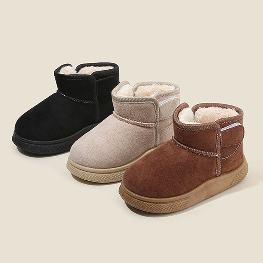 Snow Boots For Toddler Kids Plush Boots Children Thick Warm Cotton Shoes Littlesprouts For Child Boys Girls Warm Boots Sizes 21 - 32 L1191