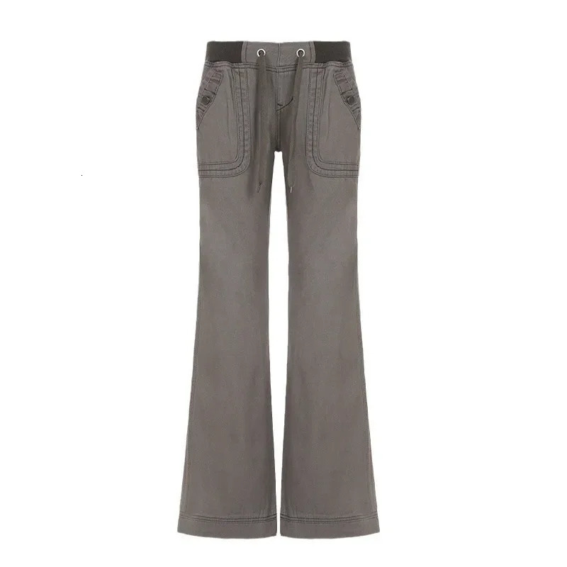 Trendy Slimming Streetwear Jeans Womens Mid Waist Straight Leg Wide Pants Belted Casual Denim Trousers Unique European Style 251023