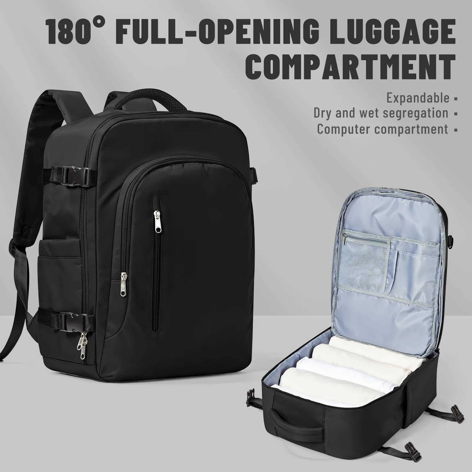 Easyjet 45x36x20 Cabin Bag Travel Backpack for Men Women Hand Luggage Laptop Bag adult female backpack Waterproof Cabina mochila W251025