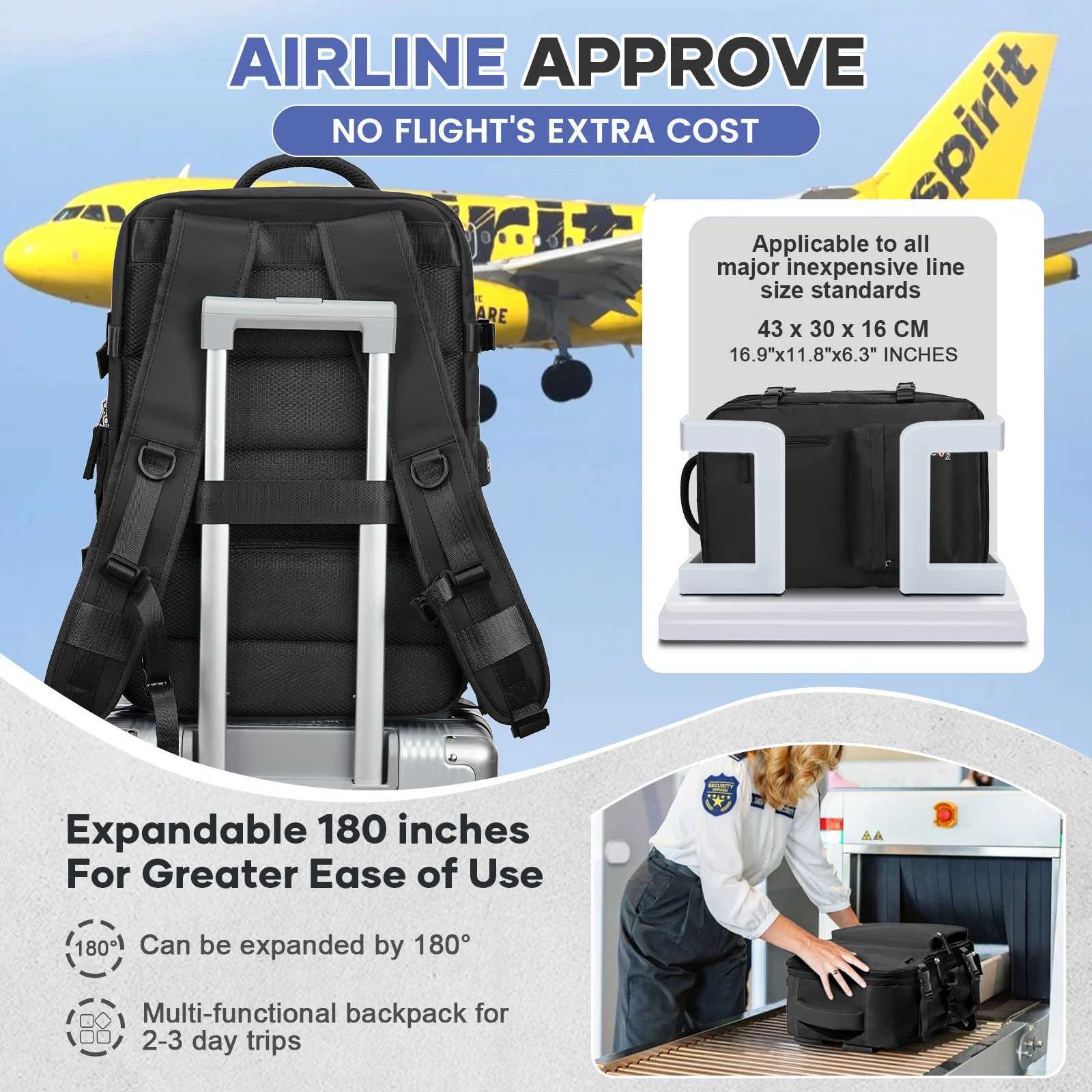 Vacuum Compression Travel Backpack Large Capacity Foldable Hiking Bag Lightweight Laptop BagEssential Outdoor Travel Backpack W251025