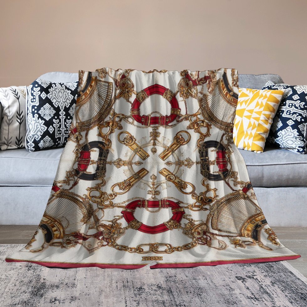 H Designer Horse blanket blanket throw cashmere vibration blanket copert Home Travel Throw Summer Air Conditioner Beach home bedding blankets throws H