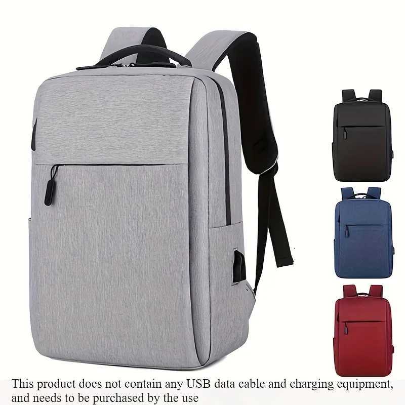 Large Capacity Travel Backpack Zipper Closure Mens Casual Computer Back Pack Commuting Business Backpacks Casual School Bag W251025