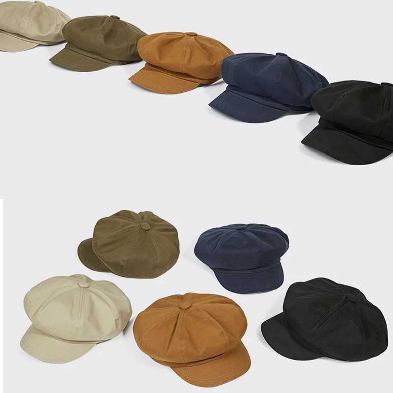 Beret Mens Fashion Spring and Summer Versatile Newsboy C Painters C British Vintage Hat Octagonal C for Men and Wen Y251025