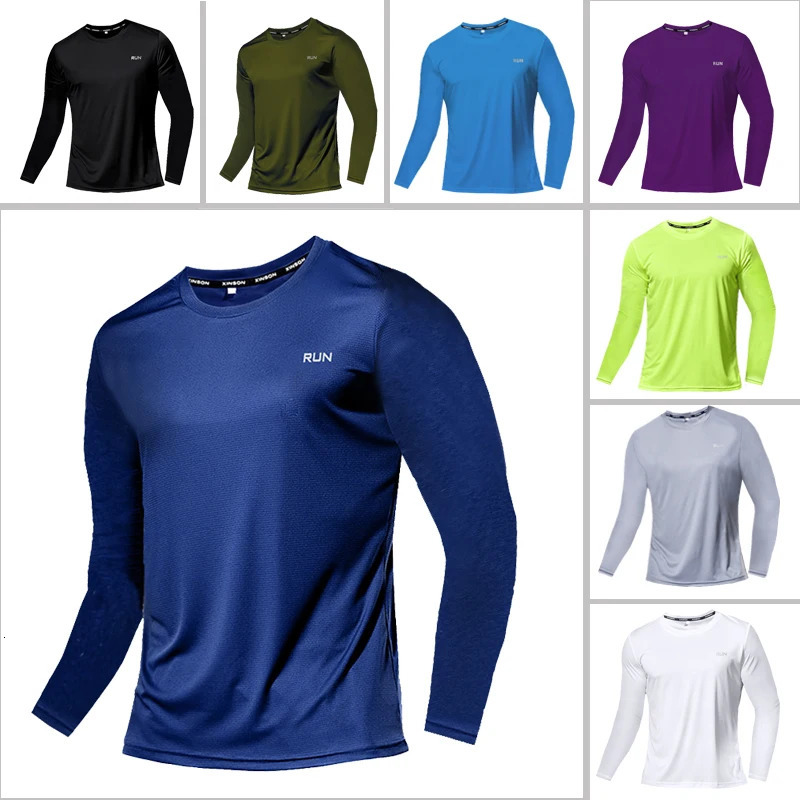 Men Women Quick Dry Long Sleeve Sport T Shirt Gym s Fitness Shirt Trainer Running TShirt Teenager Breathable Sportswears 251020
