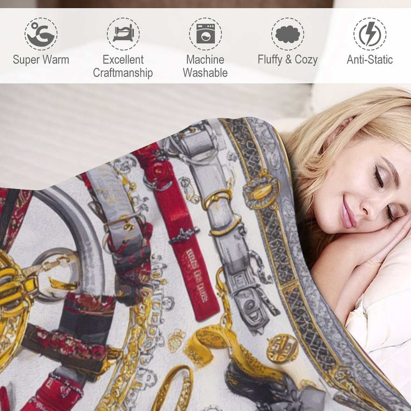 H Designer Horse blanket blanket throw cashmere vibration blanket copert Home Travel Throw Summer Air Conditioner Beach home bedding blankets throws H