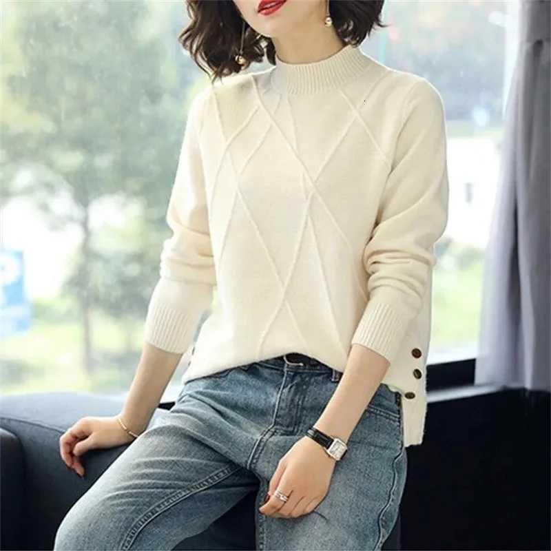 Turtleneck Sweater Women 2024 New Autumn Winter Long Sleeve Soft Pullover Sweater Female Knitted Tops Jumper Ladies Bottoming ShT251025