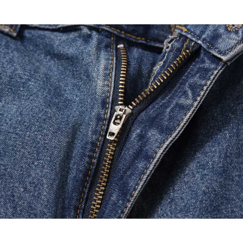 MAQVOB Top Quality Luxury Apparel Oversize European and American High Street Style Washed Classic Blue Denim ShortsXJ251025