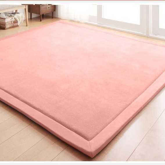 thick tatami floor mats for bedroom sofa living room carpet childrens crawling fall protection mat bedside blanket C919 S1029 H260226