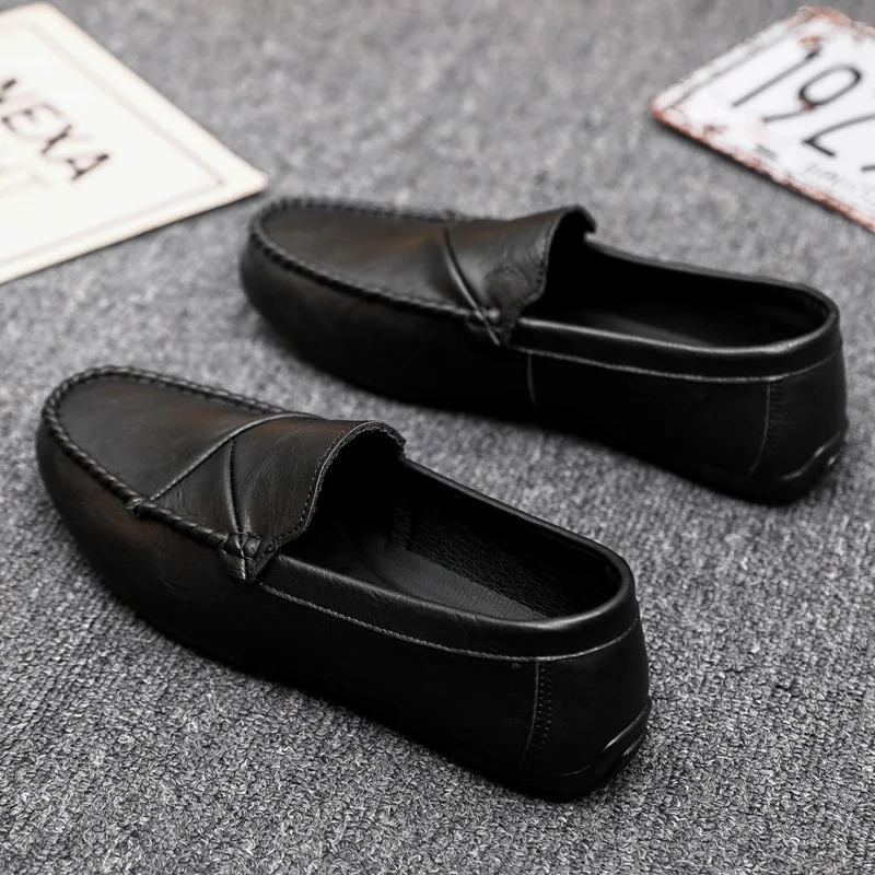Mens Shoes Moccasins Loafer Shoes Men Casual Leather Office Shoes Mens Slip on Shoes Mens Dress Shoes 251023