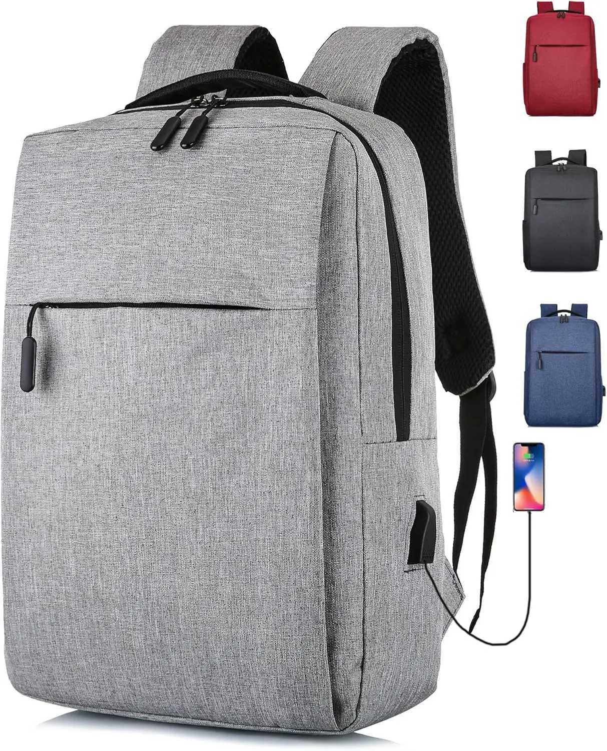15inch Business Travel Laptop Backpack for Men Women AntiTheft Rucksack Casual Daypack for Work W251025