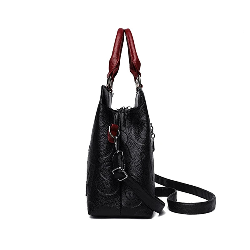PU Leather Casual Crossbody Bags for Women Ladies Tote Handbag Female Large Capacity Travel Shoulder Bag Sac 251018