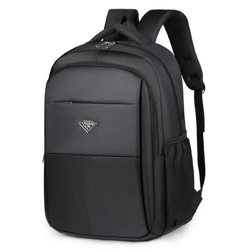 Mens largecapacity backpack multicompartment design ideal choice secure zipper closure travel backpack W251025