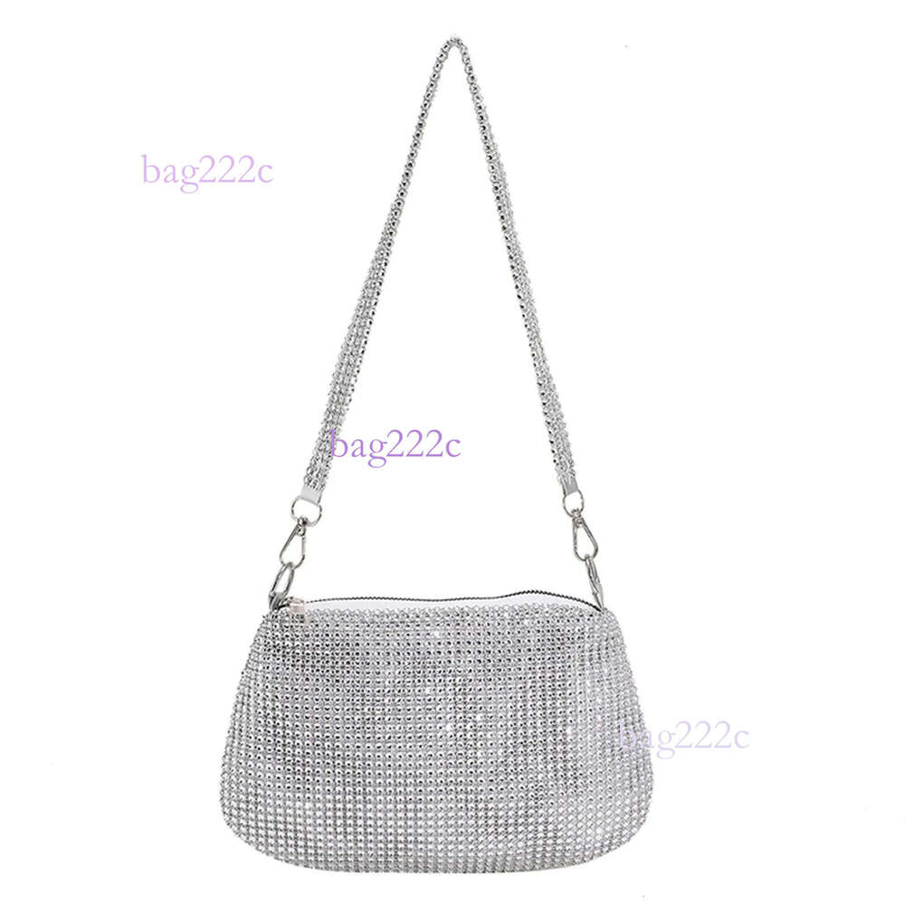 Women Evening Clutch Bag Fashion Rhinestone Tote Shiny Dinner Party Wedding Designer Shoulder Underarm Bags Purses H7.8#13.5