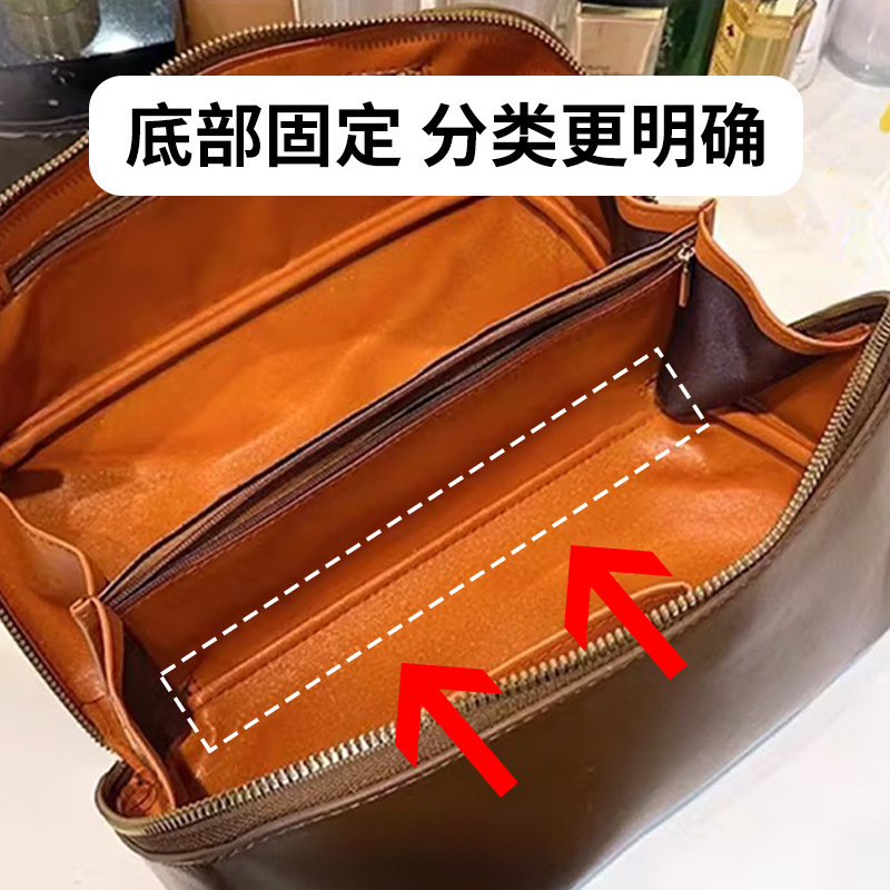 Luxury Brand Designer Bag Cosmetic Bag Solid Color Woven Diamond Wash Bag Large Capacity Travel Spill-Proof Storage Bag Waterproof