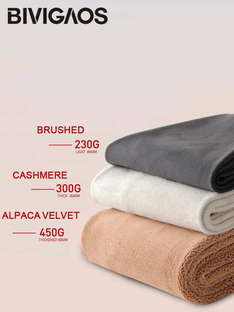 BIVIGAOS Autumn Winter Fleece Thick Shark Leggings Womens High Waist Butt Lifter Warmth Alpaca Velvet Leggings 251018