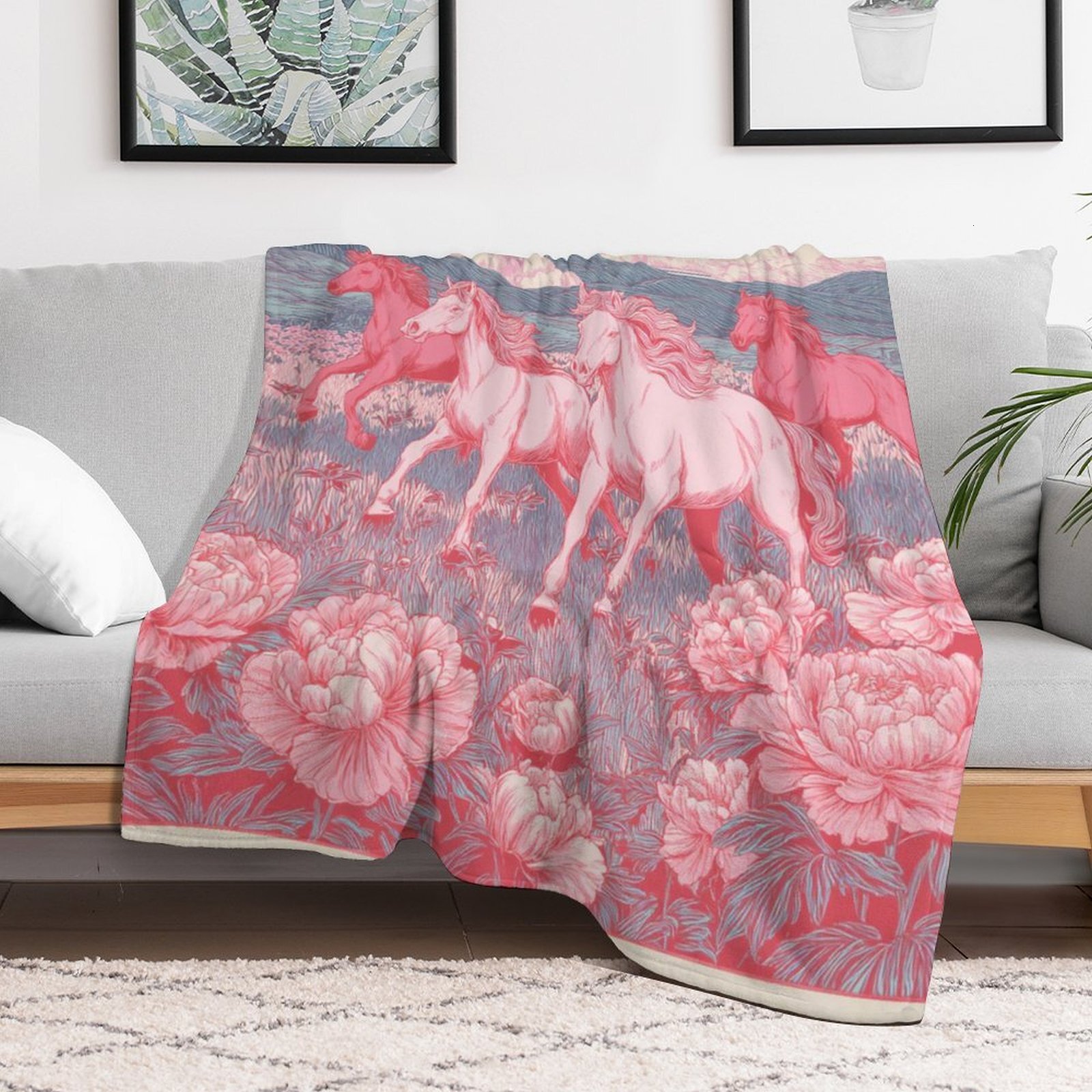 H Designer Horse blanket blanket throw cashmere vibration blanket copert Home Travel Throw Summer Air Conditioner Beach home bedding blankets throws H