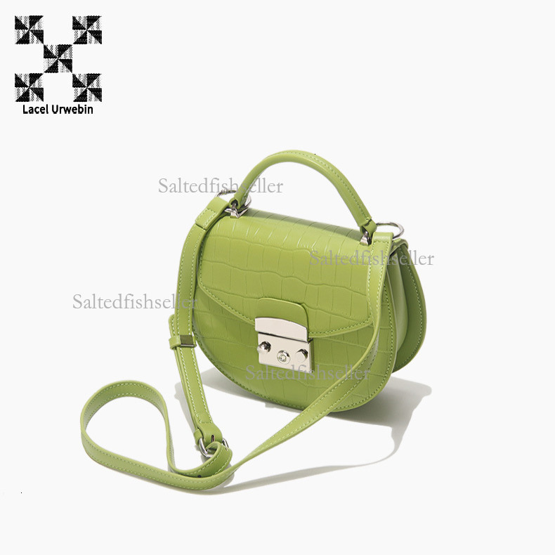 Lacel Urwebin Designer Stylish Versatile Piglet Bag Luxury Mini Handbag Korean Fashion Trend Single Shoulder Crossbody Bag Crocodile Patterned Small S