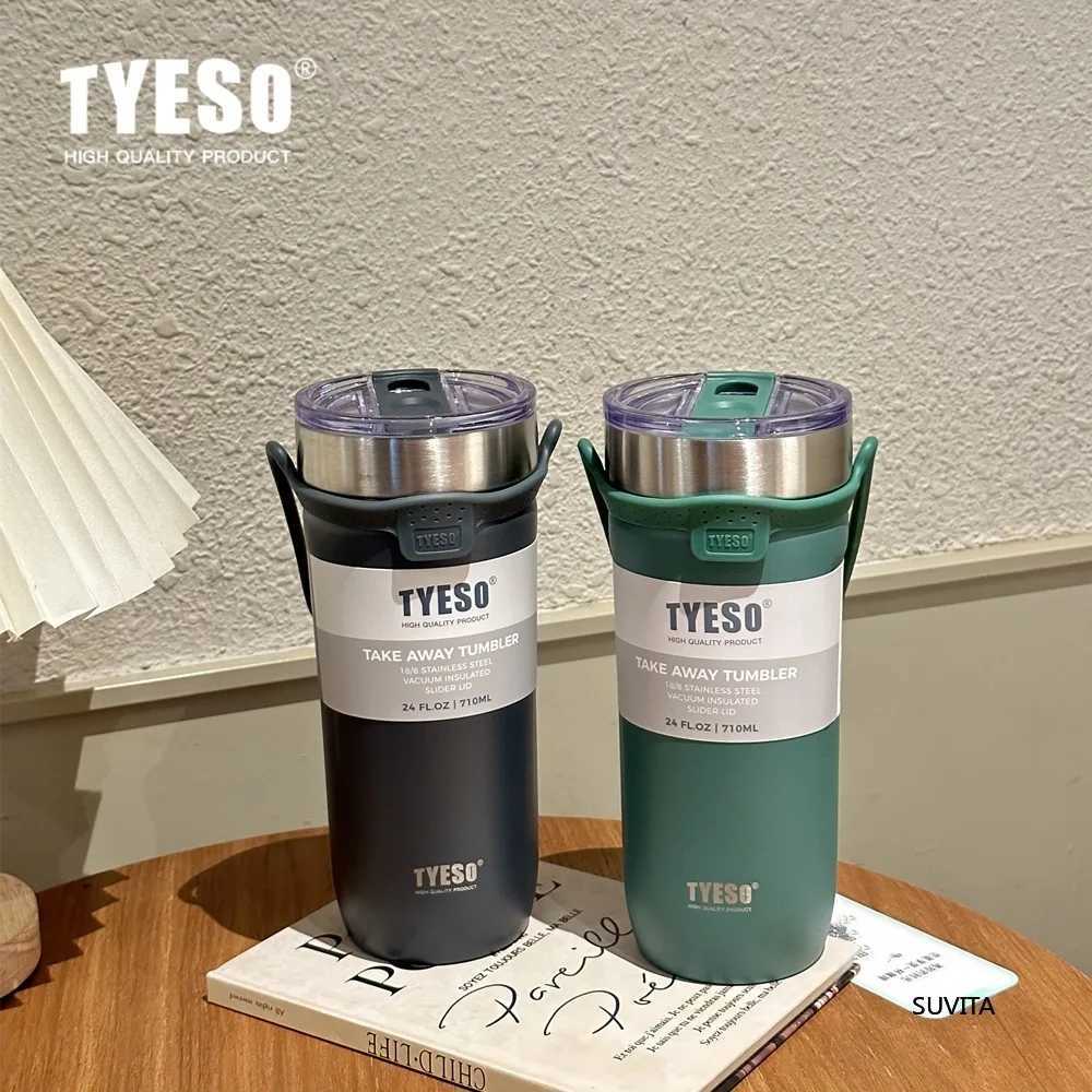 Tyeso 550710ML Stainless Steel Coffee Mug Sports Water Bottle Car Insulated Cup Keeps Cold and Heat Thermal Mug Vacuum Flask J251025