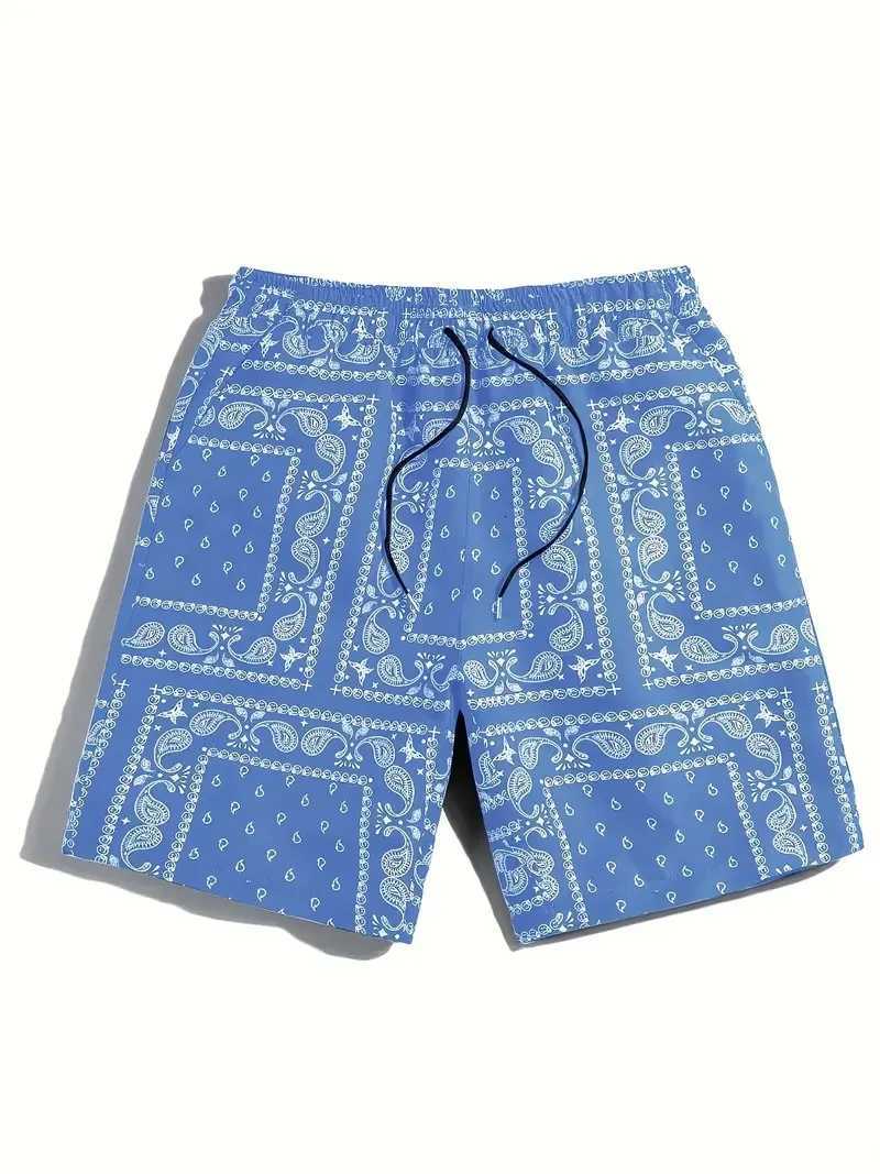 Men Retro Beach Pants Waist Fruit Flower 3D Printed Shorts Mens Summer Breathable Shorts Fitness Street Shorts Men Ropa HombreXJ251025