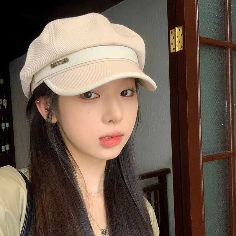 Retro Maillard style Korean version versatile hat for winter new style with a stylish and casual look that accentuates the face Y251025
