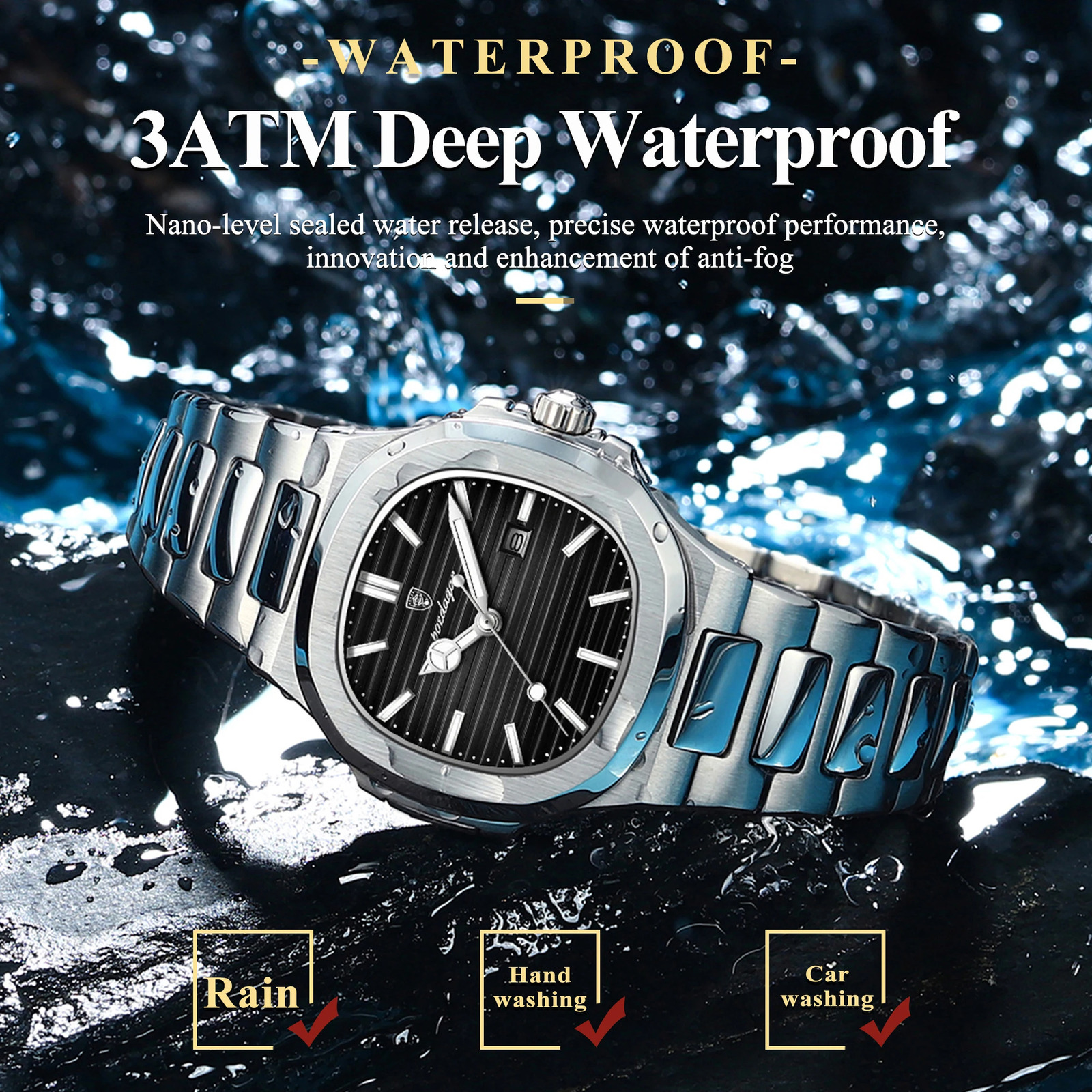 POEDAGAR Elegant Womens Quartz Watches Waterproof Luminous Date Ladies Wristwatch Stainless Steel Fashion Watch For Woman Reloj 251021