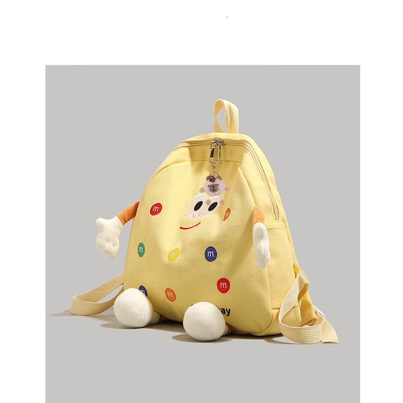 New Cute Biscuit Designer Backpack for Girls, Fashion Primary School, Children's Backpack, Kindergarten, Lightweight Backpack