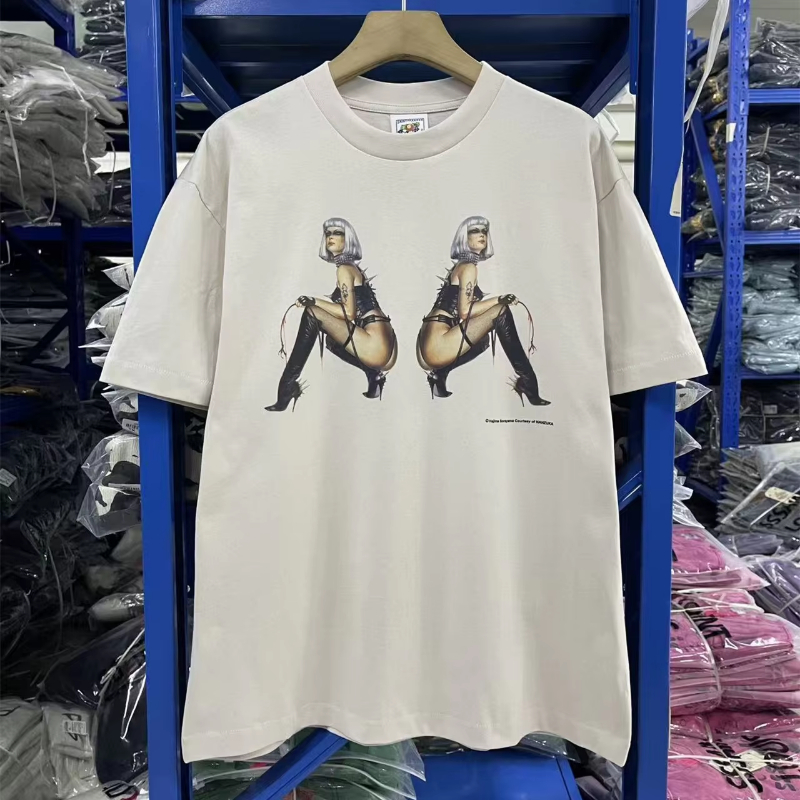 26aw T Shirt Men Women Best Quality Printed Short Sleeves Tee Tops Vintage T-Shirt