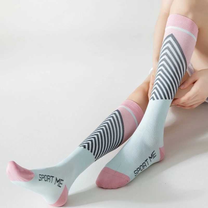 1 Pair Sports Fitness Running Compression Socks Elastic Calf Socks Y251024