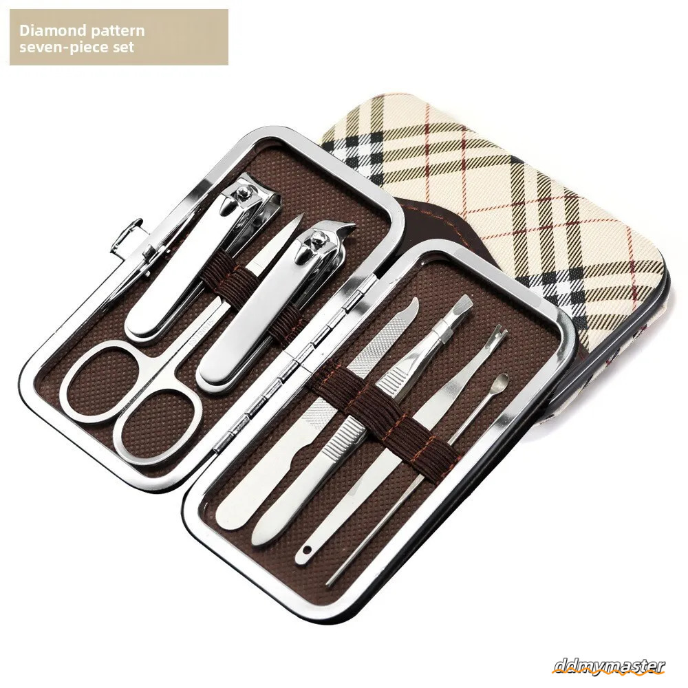 Complete Manicure Set: Round Tail Contouring Clippers, Nail Cutter, And Beauty Tool Kit Ddmymaster