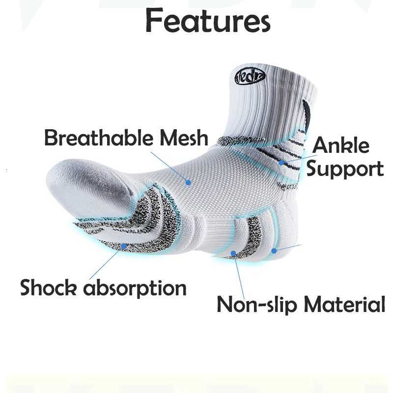 Midcalf Sport Socks for Men Women Anti Slip Material Breathable Running Socks Pilates Wear Football Basketball Socks Unisex Y251024