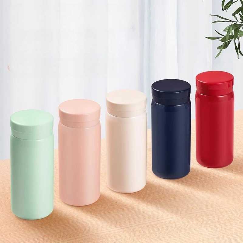 200300ML Mini Pocket Thermos Hot Water Bottle 316 Stainless Steel Tumbler Vacuum Flask Double Wall Coffee Travel Cup J251025