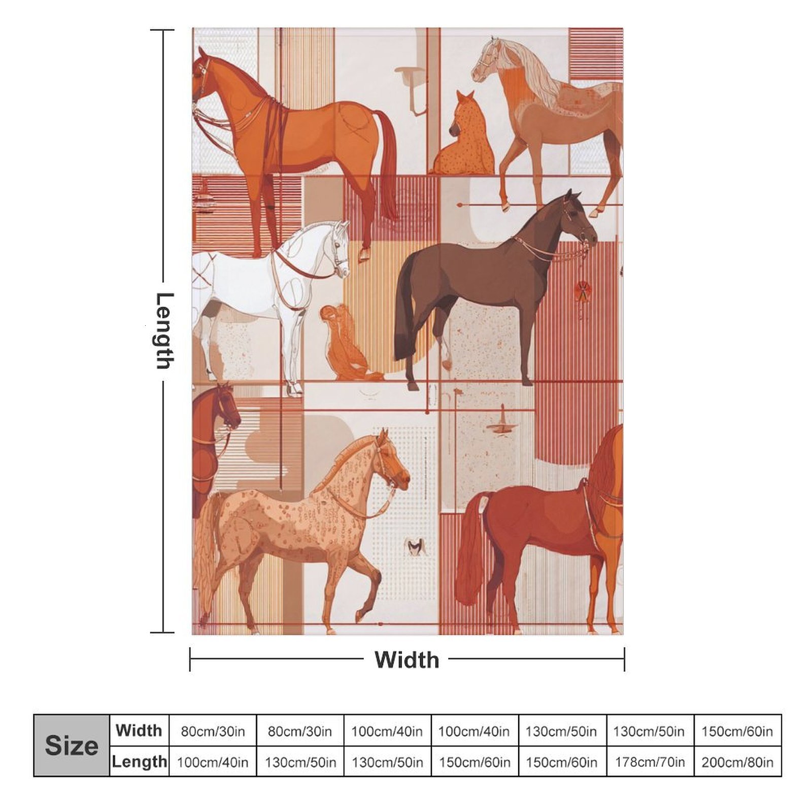 H Designer Horse blanket blanket throw cashmere vibration blanket copert Home Travel Throw Summer Air Conditioner Beach home bedding blankets throws H