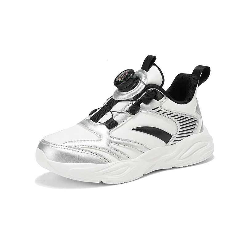 Chunky Style Children Boys Sneaker Black Lightweight Autumn PU Leather Kids School Casual Sports Shoes for BoyT251025 XJ260303