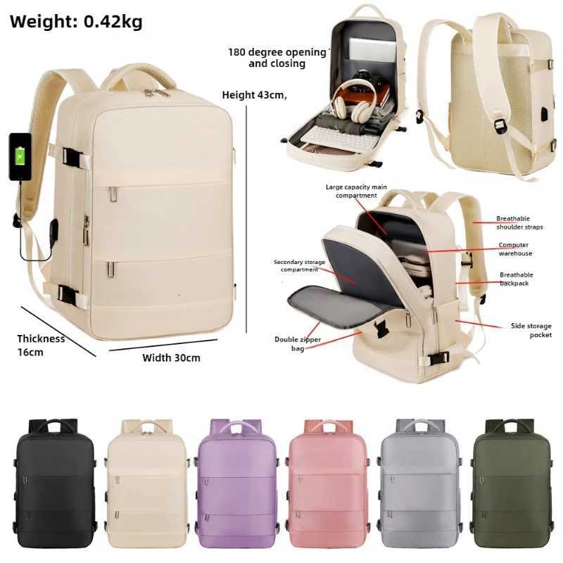 Travel Boarding Backpack Easyjet Wiz Air Multi Functional Large Capacity Lightweight Leisure Computer Bag Short Distance W251025