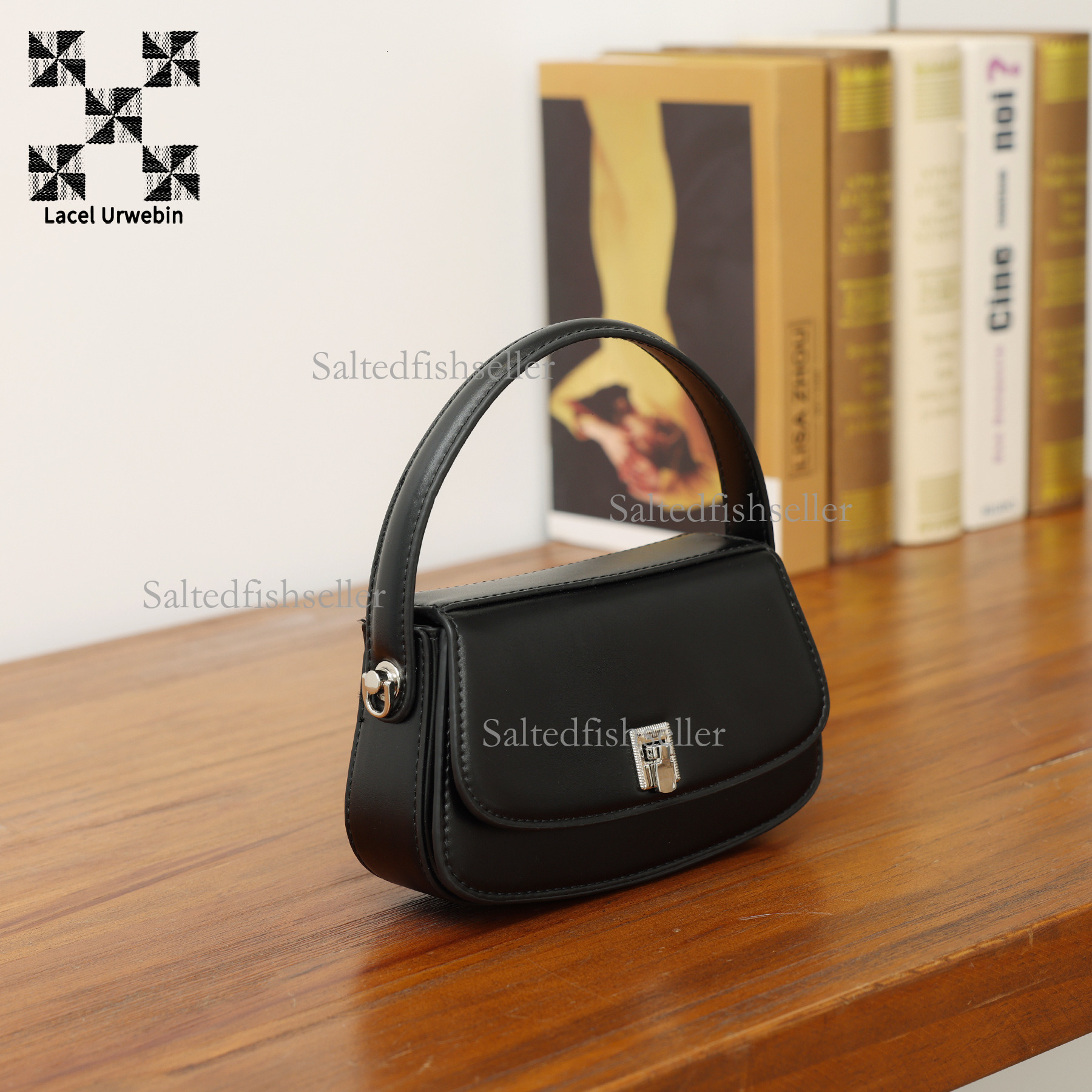 Lacel Urwebin Designer Summer New Handbag High-end Luxury Niche Metal Flip Chain Shoulder Crossbody Bag Fashionable Versatile Mini Business Bag Mobile