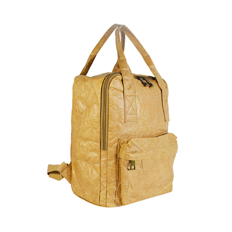 New European and American Fashion Retro Designer Backpack Minimalist DuPont Paper Handbag Waterproof and Tearproof College Student Backpack