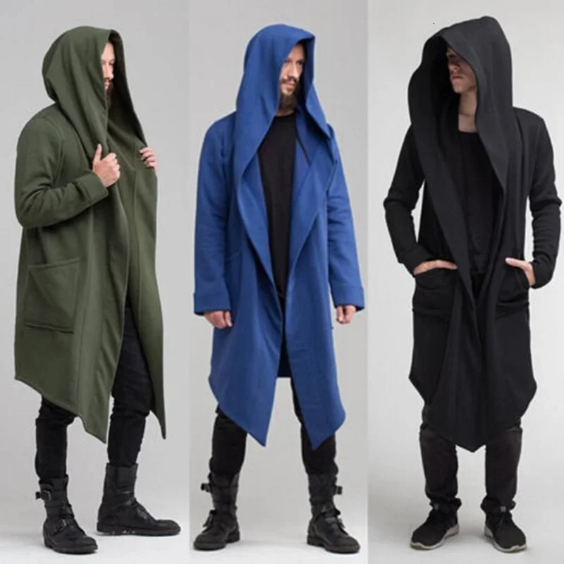 Oversized Hooded Cardigan Jacket Unisex Spring Warm Coat Solid Color Hoodie for Men Women 251020