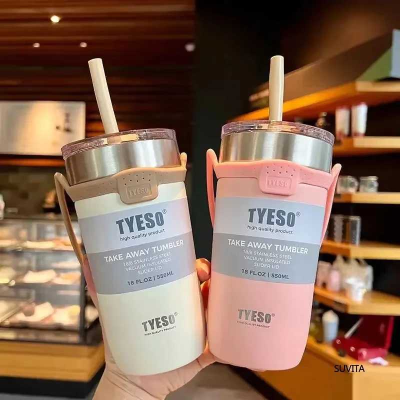 Tyeso 550710ML Stainless Steel Coffee Mug Sports Water Bottle Car Insulated Cup Keeps Cold and Heat Thermal Mug Vacuum Flask J251025